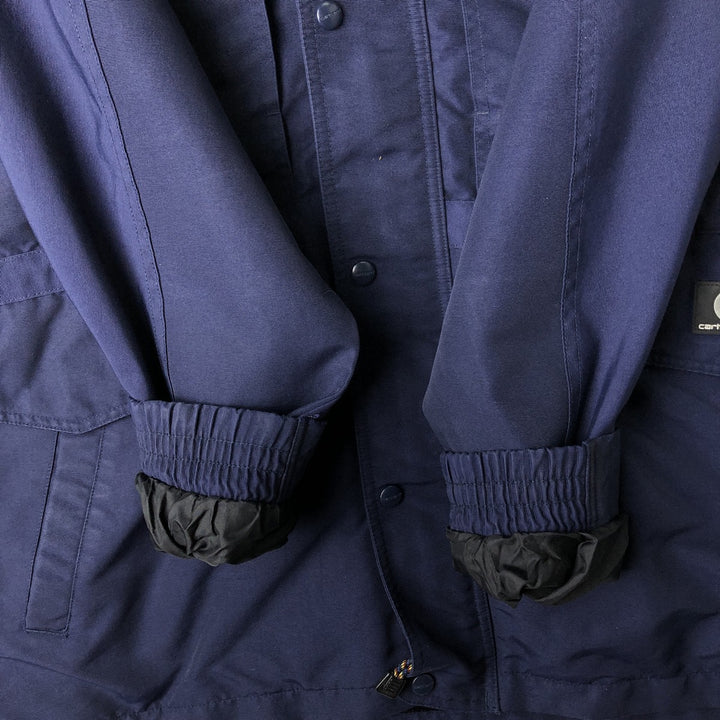 Carhartt windbreaker, men's size XL (approx.), discounted due to minor imperfections. unclear navy blue type Vintage Second Hand