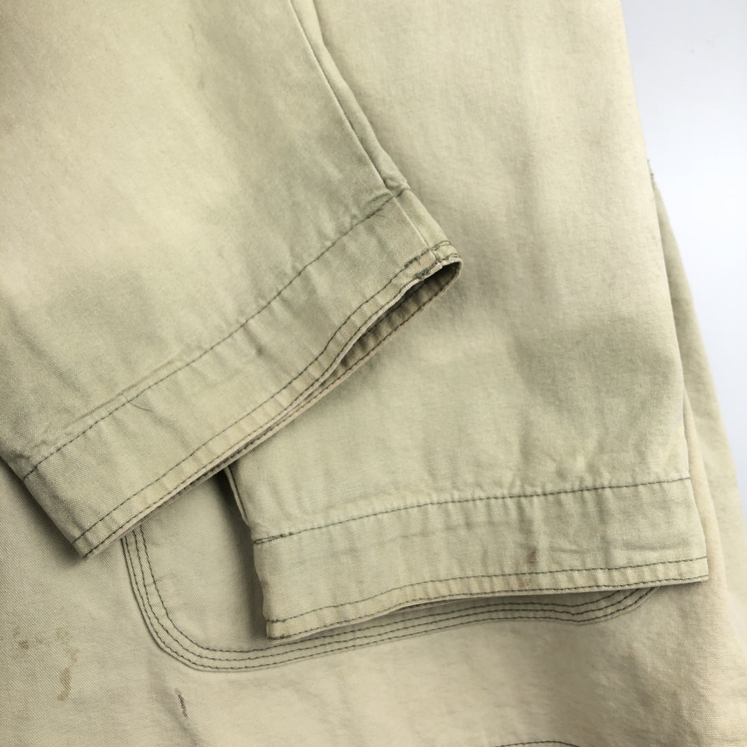 1990'S Woolrich Hunting Jacket, Men's Size L (approx.), Vintage cotton Khaki type beige Vintage Second Hand