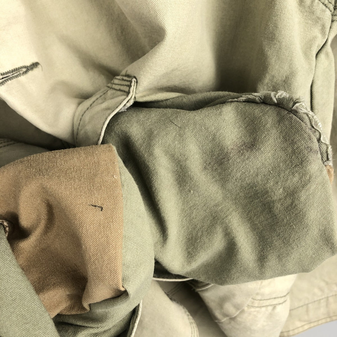 1990'S Woolrich Hunting Jacket, Men's Size L (approx.), Vintage cotton Khaki type beige Vintage Second Hand