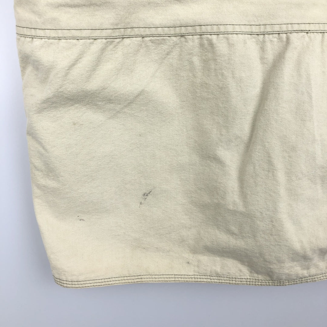 1990'S Woolrich Hunting Jacket, Men's Size L (approx.), Vintage cotton Khaki type beige Vintage Second Hand