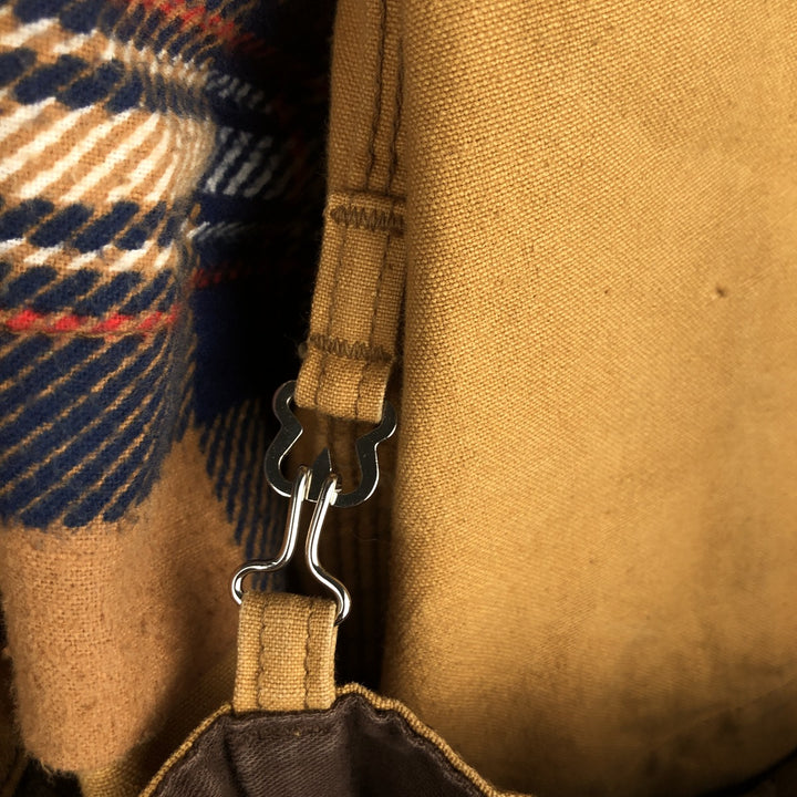 1960'S Western Field Shooting Jacket, Men's Size L (approx.), Vintage unclear beige type brown Vintage Second Hand