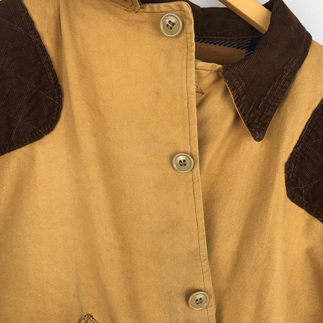 1960'S Western Field Shooting Jacket, Men's Size L (approx.), Vintage unclear beige type brown Vintage Second Hand