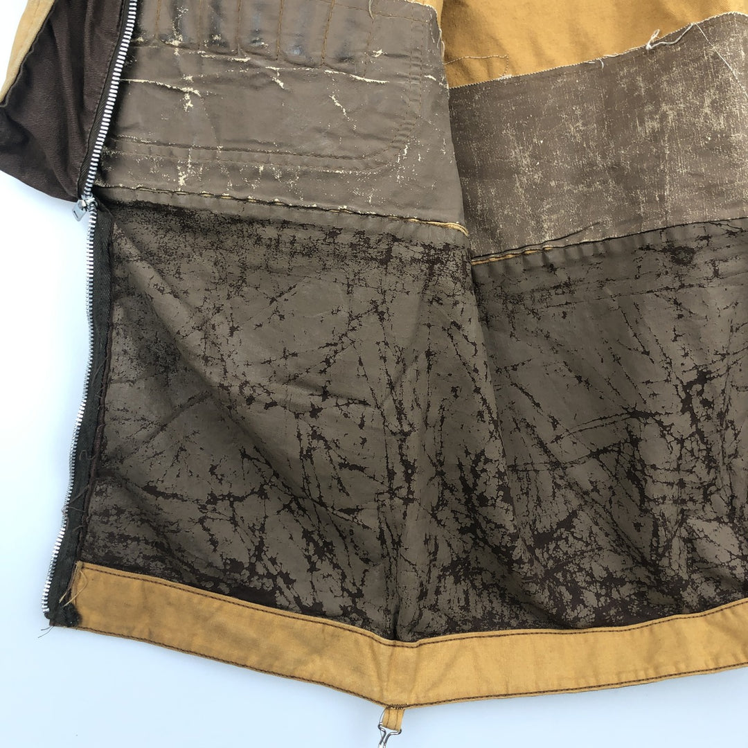 1960'S Western Field Shooting Jacket, Men's Size L (approx.), Vintage unclear beige type brown Vintage Second Hand