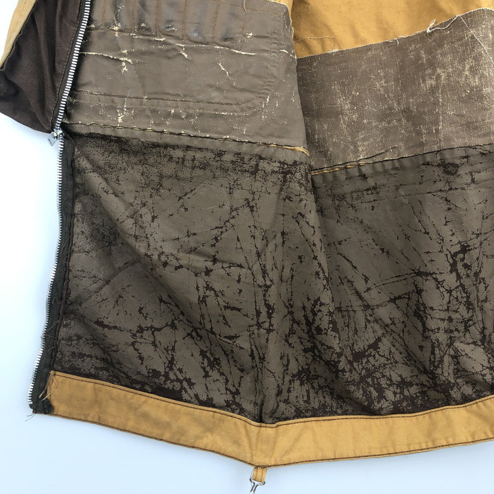 1960'S Western Field Shooting Jacket, Men's Size L (approx.), Vintage unclear beige type brown Vintage Second Hand