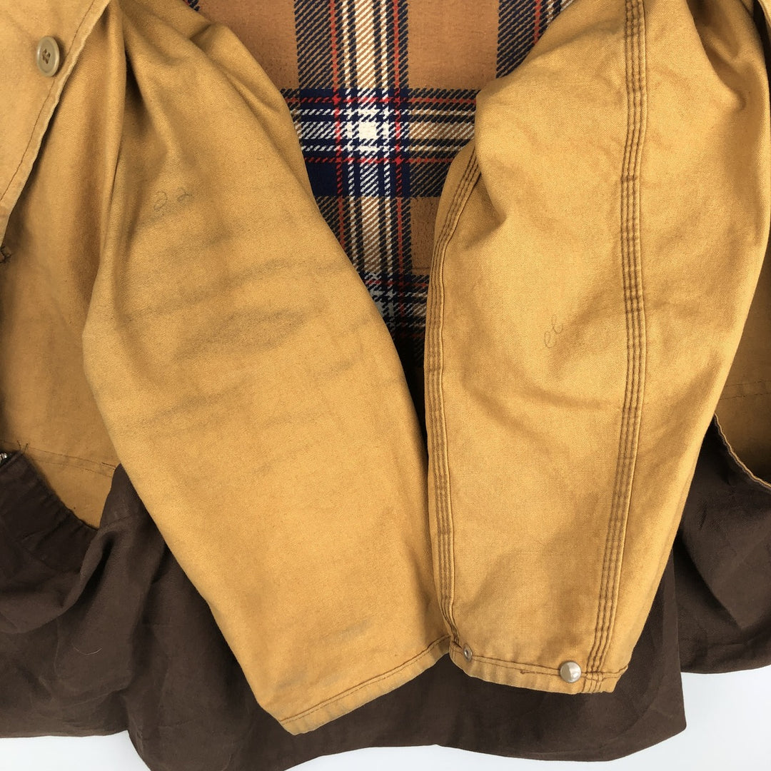 1960'S Western Field Shooting Jacket, Men's Size L (approx.), Vintage unclear beige type brown Vintage Second Hand