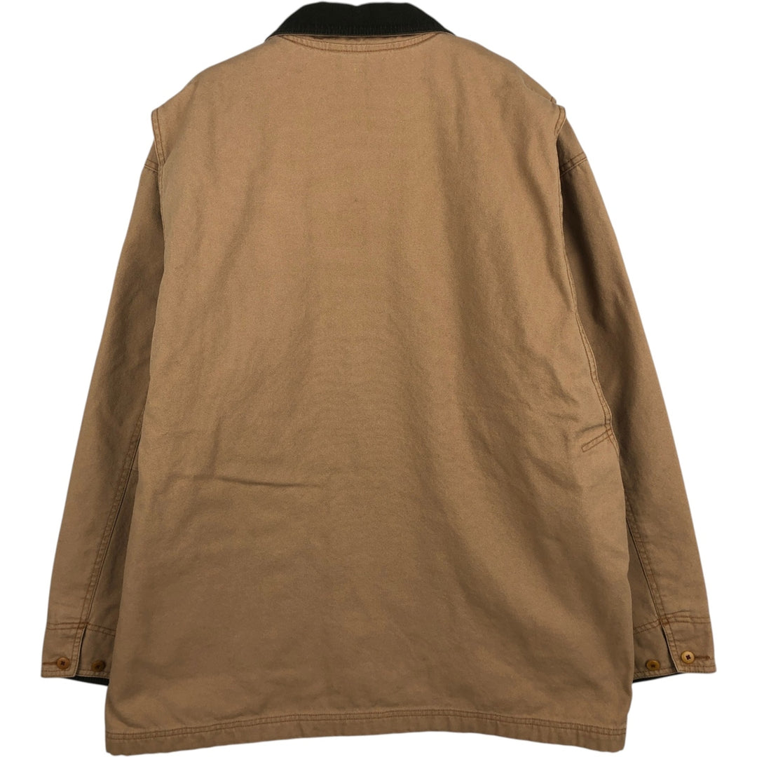 90s-00'S LLBean Hunting Jacket, Men's XL cotton Beige type Vintage Second Hand