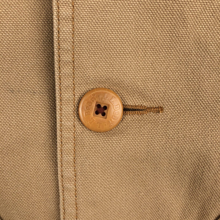 90s-00'S LLBean Hunting Jacket, Men's XL cotton Beige type Vintage Second Hand