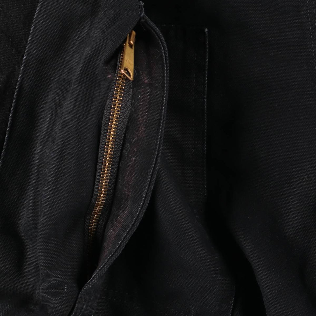 Dickies Traditional Coat-Type Padded Duck Work Jacket, Men's Size XL (approx.) cotton black type Vintage Second Hand