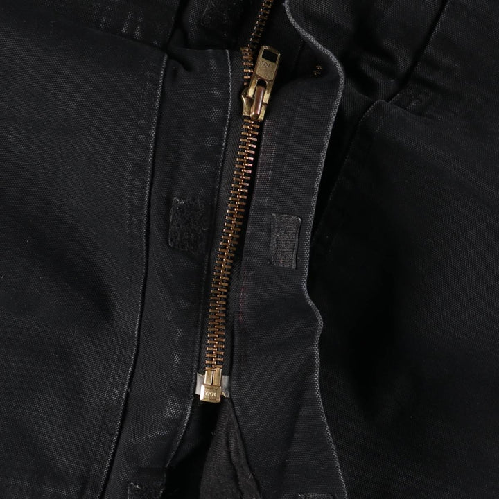 Dickies Traditional Coat-Type Padded Duck Work Jacket, Men's Size XL (approx.) cotton black type Vintage Second Hand