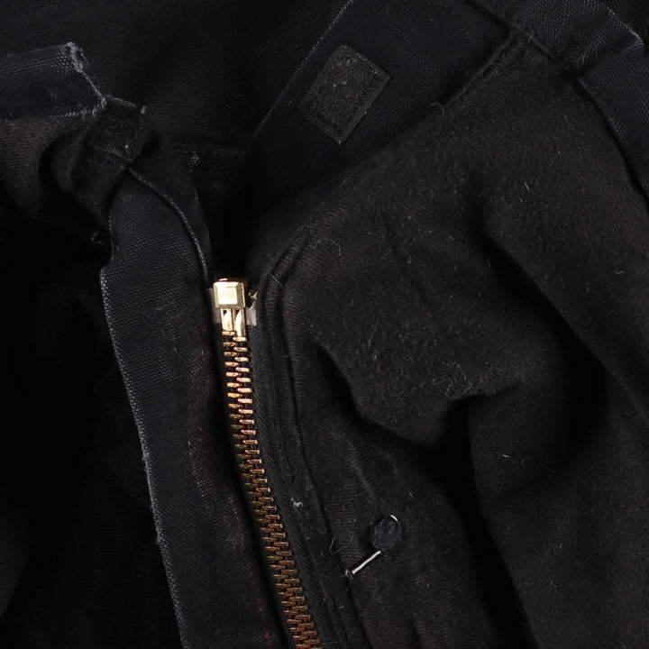 Dickies Traditional Coat-Type Padded Duck Work Jacket, Men's Size XL (approx.) cotton black type Vintage Second Hand