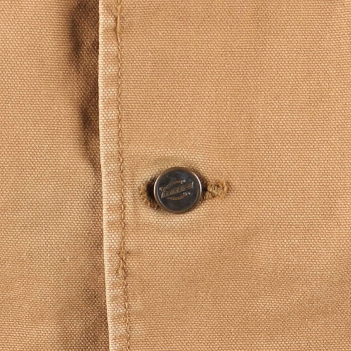 Dickies Michigan Chore Coat Type Padded Duck Work Jacket Men's XL Equivalent cotton brown type Vintage Second Hand