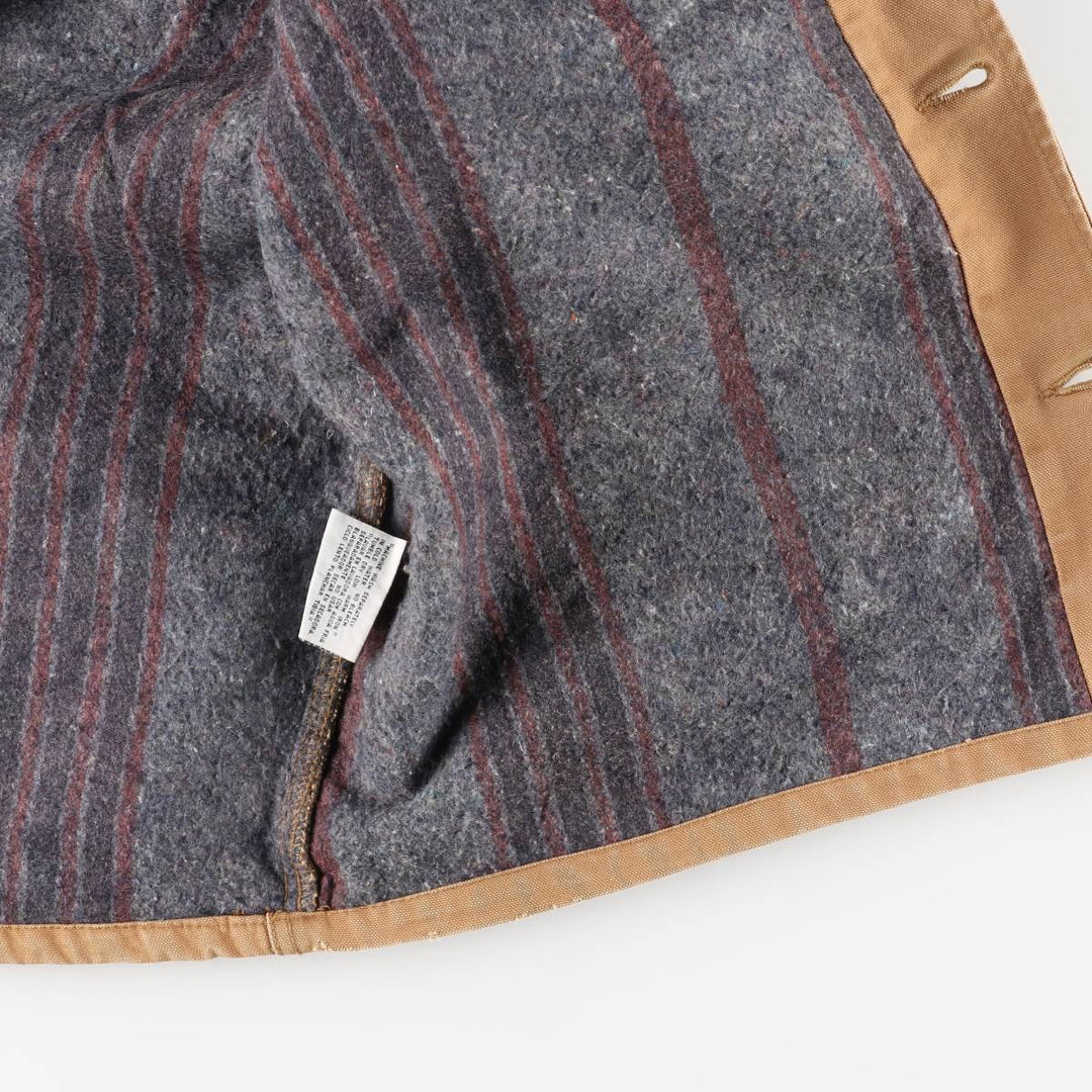 Dickies Michigan Chore Coat Type Padded Duck Work Jacket Men's XL Equivalent cotton brown type Vintage Second Hand