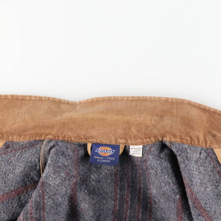 Dickies Michigan Chore Coat Type Padded Duck Work Jacket Men's XL Equivalent cotton brown type Vintage Second Hand