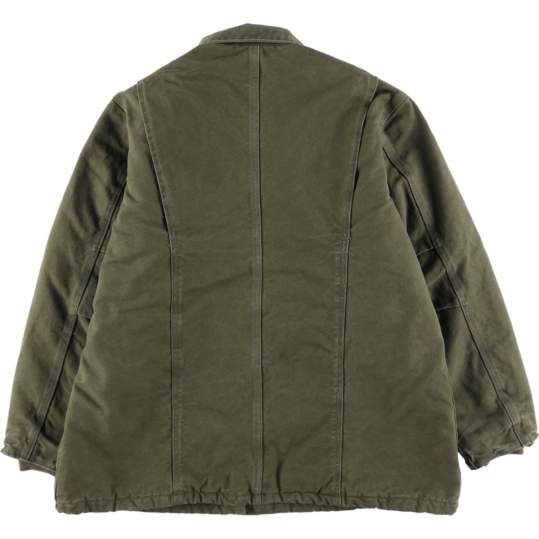 2000'S Carhartt Traditional Coat Duck Work Jacket, Women's Size XL (approx.) cotton Khaki type Vintage Second Hand