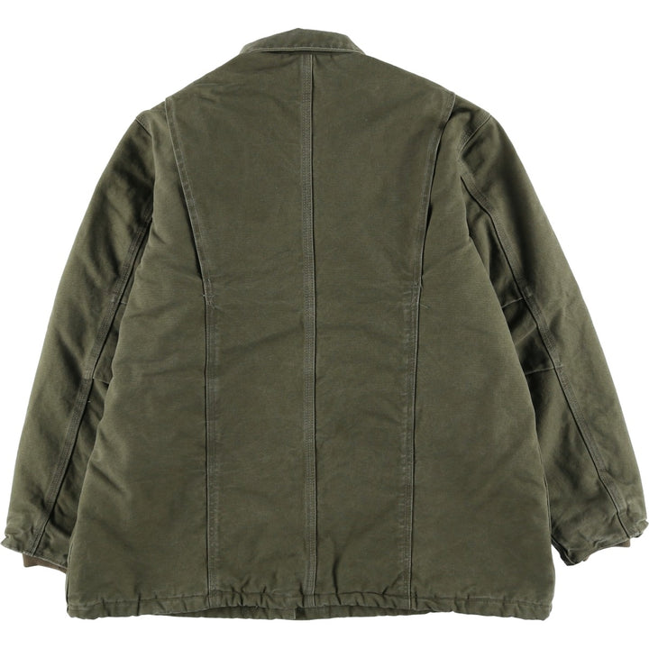 2000'S Carhartt Traditional Coat Duck Work Jacket, Women's Size XL (approx.) cotton Khaki type Vintage Second Hand