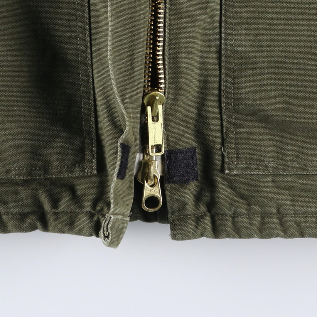 2000'S Carhartt Traditional Coat Duck Work Jacket, Women's Size XL (approx.) cotton Khaki type Vintage Second Hand