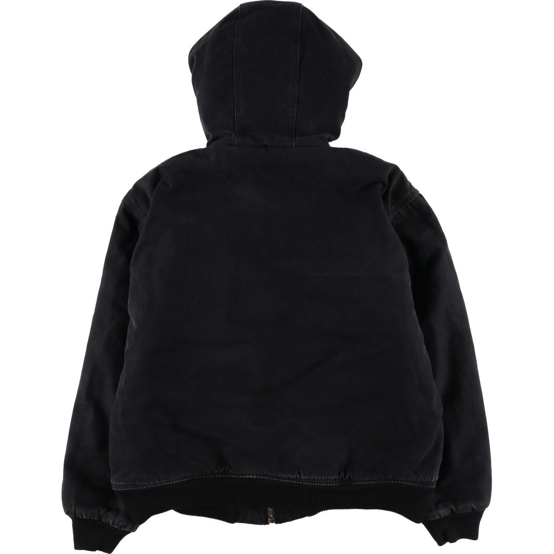 Dickies Heart of America Window Cleaning Advertising Padded Duck Full-Zip Hoodie (Men's Size L) cotton black type Vintage Second Hand