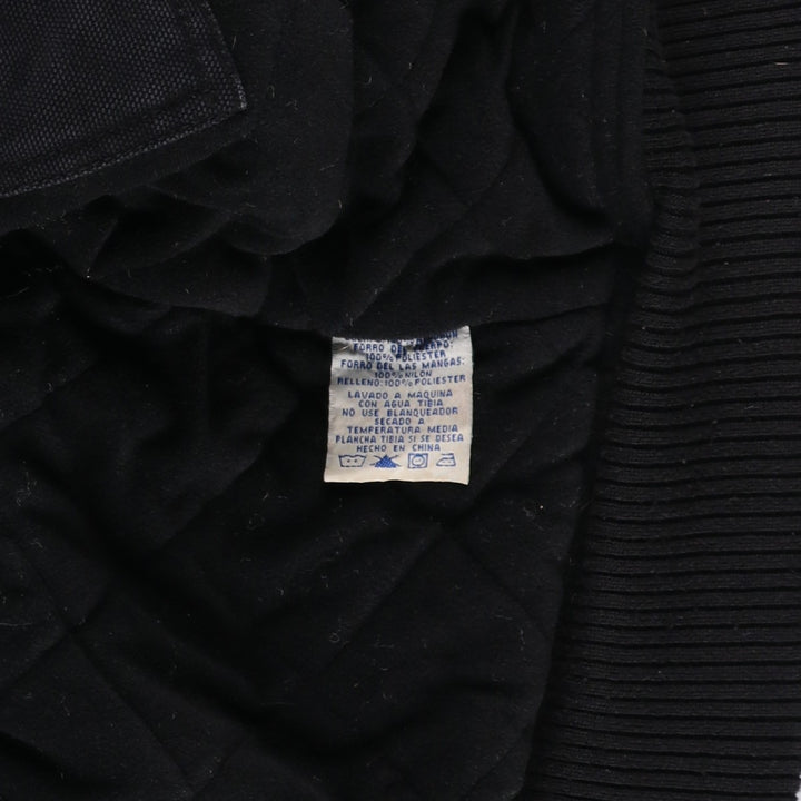 Dickies Heart of America Window Cleaning Advertising Padded Duck Full-Zip Hoodie (Men's Size L) cotton black type Vintage Second Hand