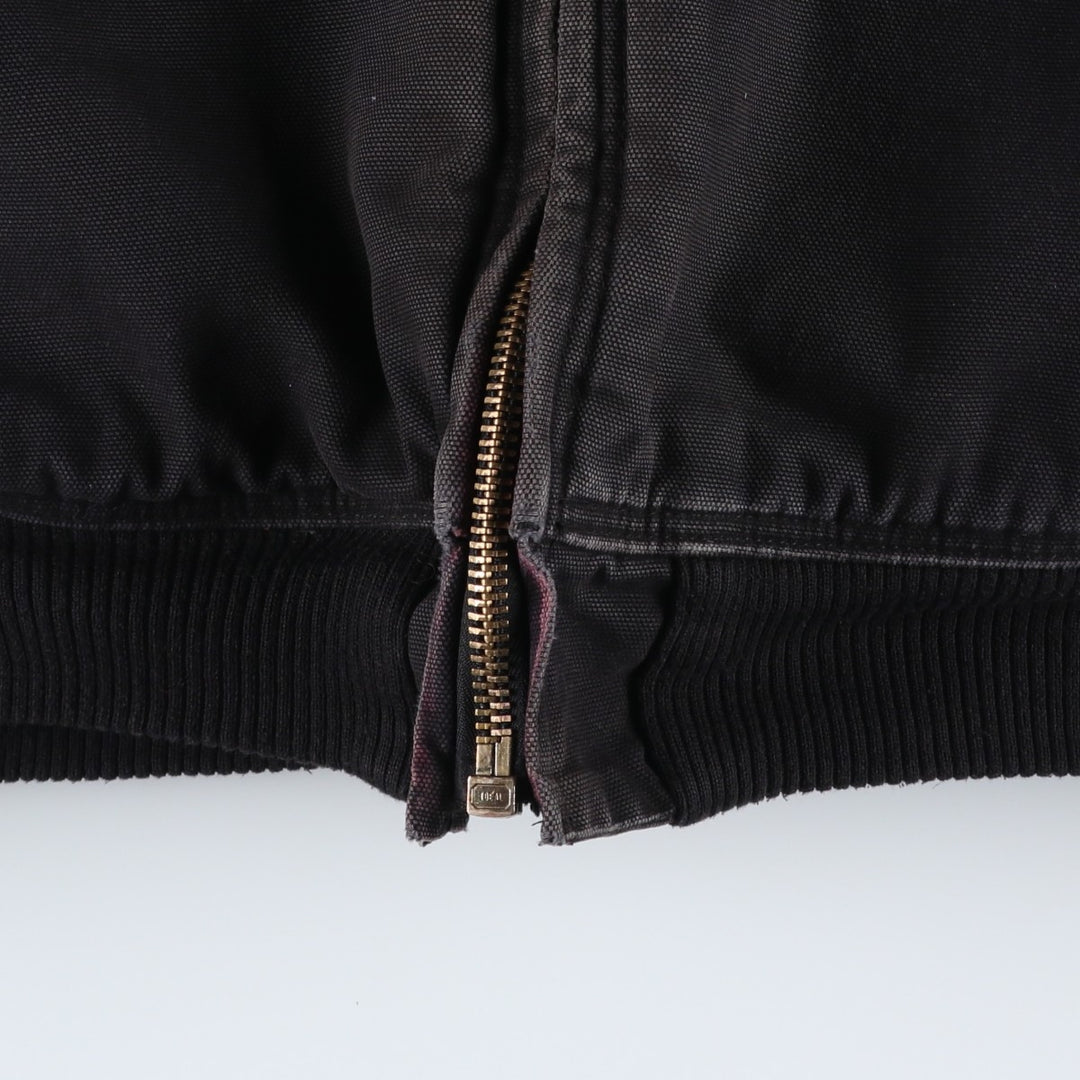 Dickies Heart of America Window Cleaning Advertising Padded Duck Full-Zip Hoodie (Men's Size L) cotton black type Vintage Second Hand