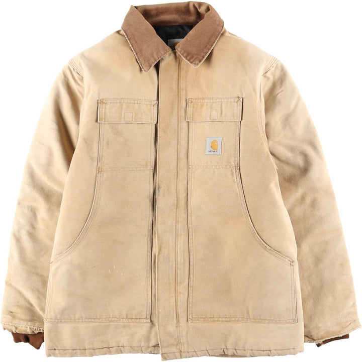 Carhartt Traditional Padded Duck Work Jacket, Men's Size L unclear brown type Vintage Second Hand