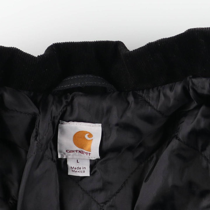 Carhartt Traditional Padded Duck Work Jacket, Men's Size L cotton black type Vintage Second Hand