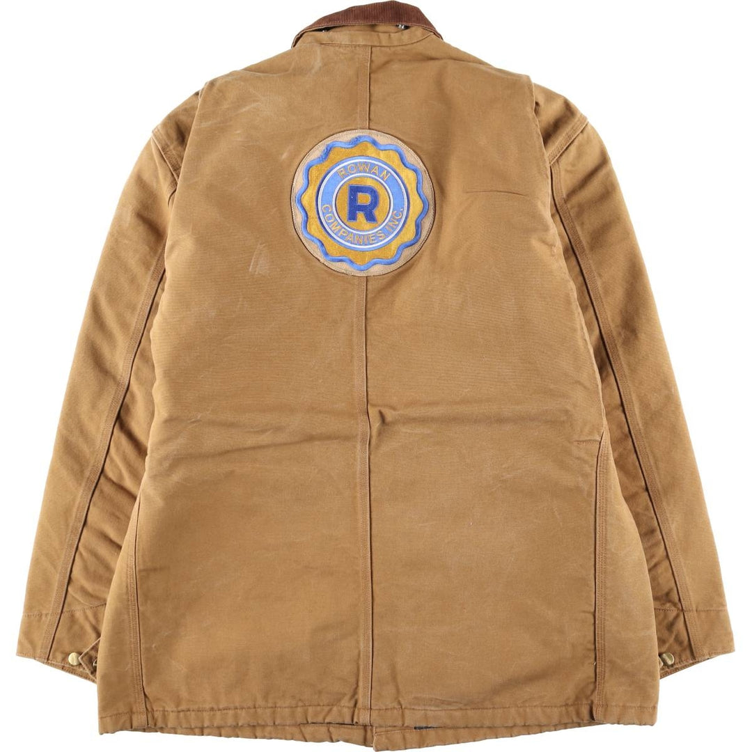 Carhartt Michigan Chore Coat, Padded Duck Coverall, Men's XL cotton brown type Vintage Second Hand