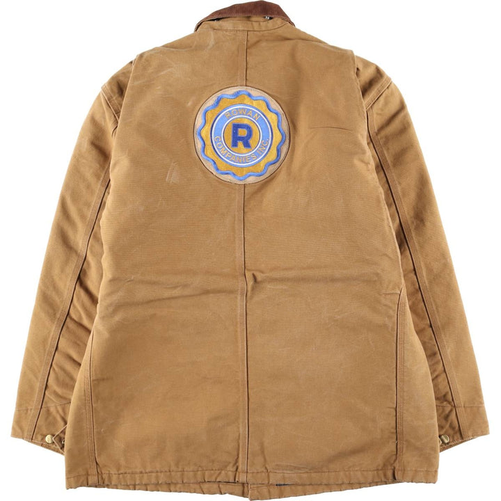 Carhartt Michigan Chore Coat, Padded Duck Coverall, Men's XL cotton brown type Vintage Second Hand