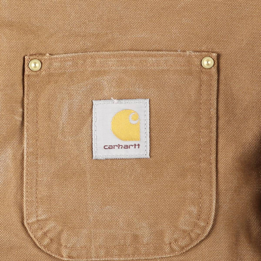 Carhartt Michigan Chore Coat, Padded Duck Coverall, Men's XL cotton brown type Vintage Second Hand