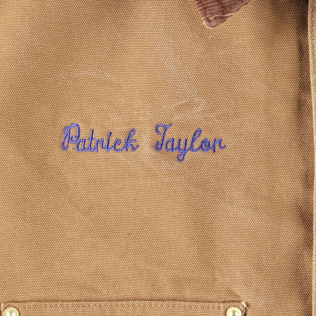 Carhartt Michigan Chore Coat, Padded Duck Coverall, Men's XL cotton brown type Vintage Second Hand