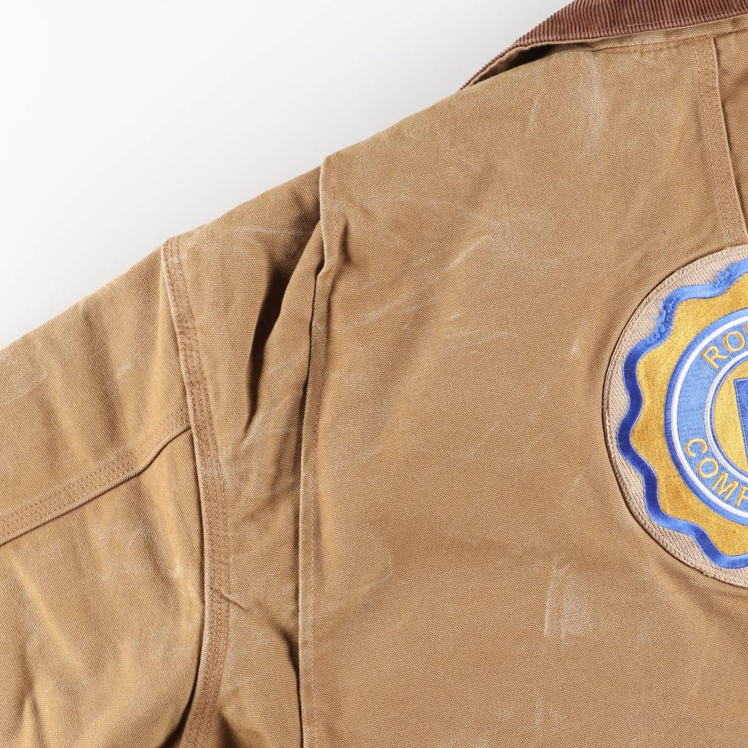Carhartt Michigan Chore Coat, Padded Duck Coverall, Men's XL cotton brown type Vintage Second Hand