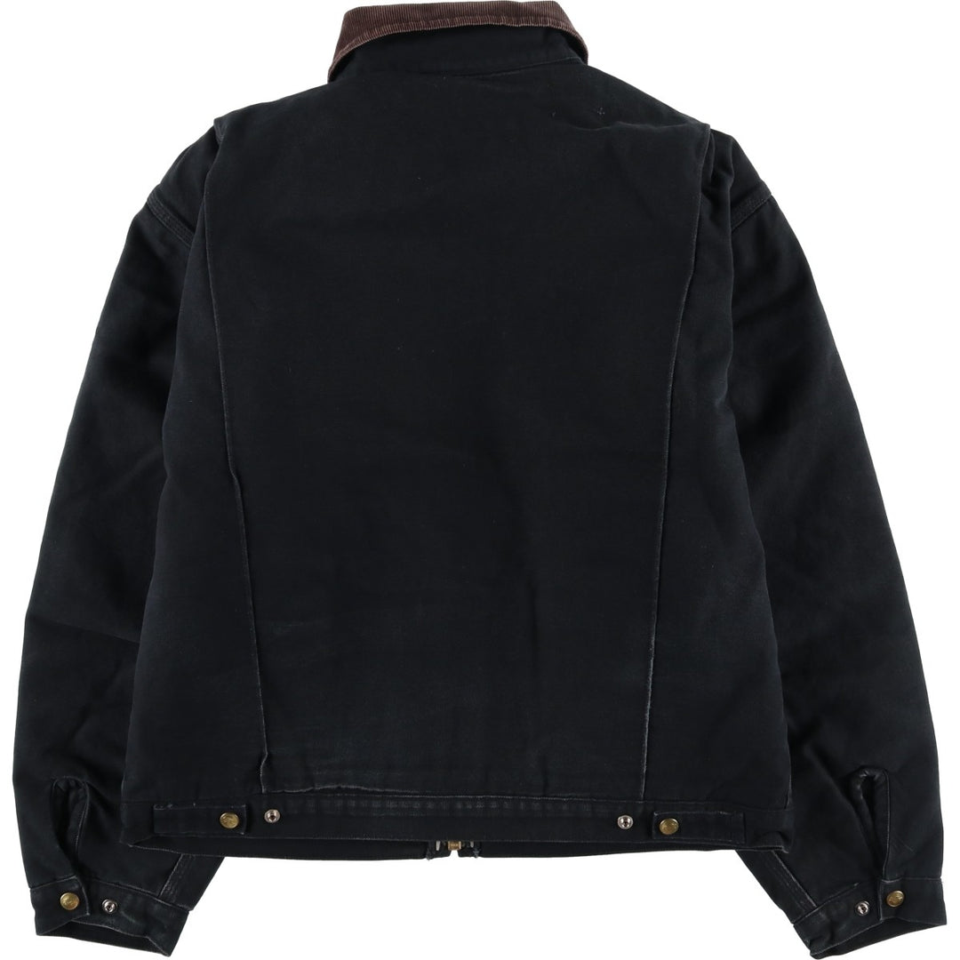 Dickies padded duck work jacket, men's size L (approx.) cotton black type Vintage Second Hand