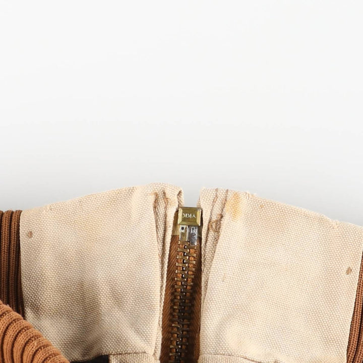 Carhartt Active Jacket, Padded Duck Full-Zip Hoodie, Men's Size Medium cotton brown type Vintage Second Hand