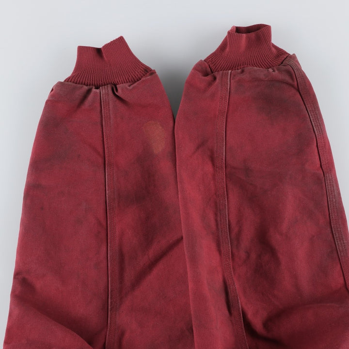 Carhartt Active Jacket Accu-Steel Advertising Insulated Duck Full-Zip Hoodie Men's XL Equivalent cotton red type Vintage Second Hand