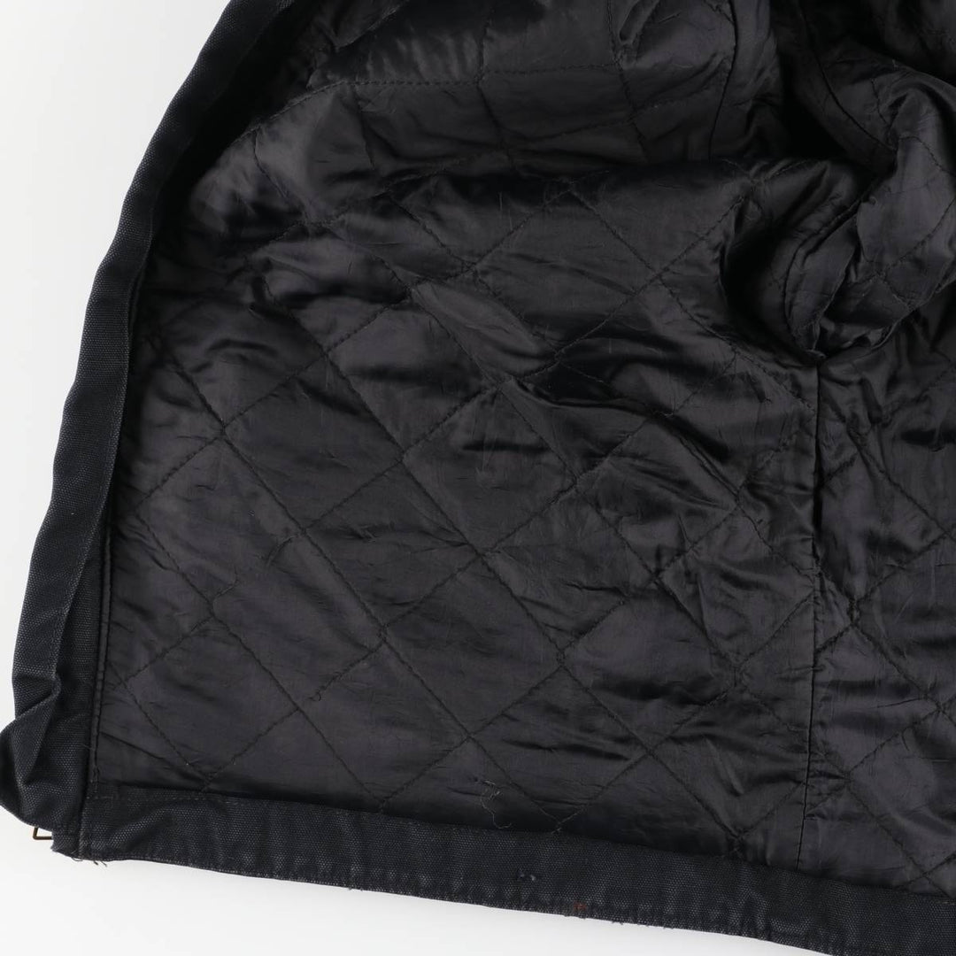 Carhartt Padded Duck Full Zip Hoodie, Men's Size L cotton black type Vintage Second Hand