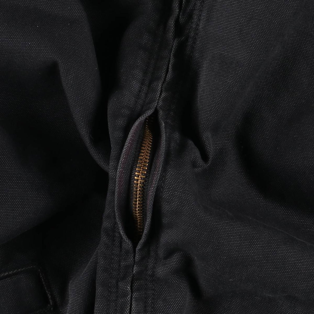 Carhartt Padded Duck Full Zip Hoodie, Men's Size L cotton black type Vintage Second Hand