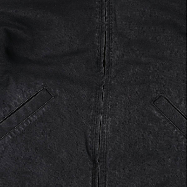 Carhartt Padded Duck Full Zip Hoodie, Men's Size L cotton black type Vintage Second Hand