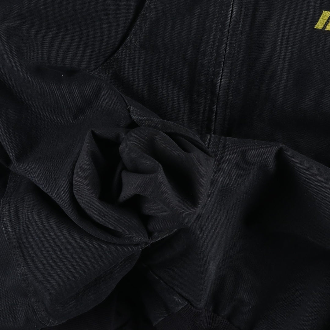 Carhartt Active Jacket High Transit LLC Advertising Duck Work Jacket Men's XXL equivalent, padded cotton black type Vintage Second Hand