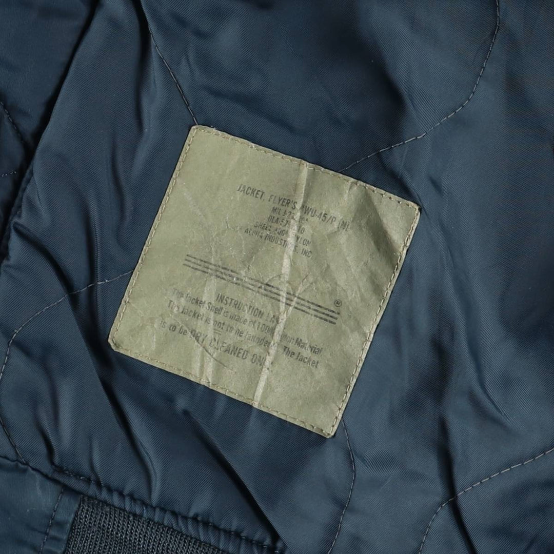 Civilian Alpha CWU-45 Nylon green type Vintage Second Hand