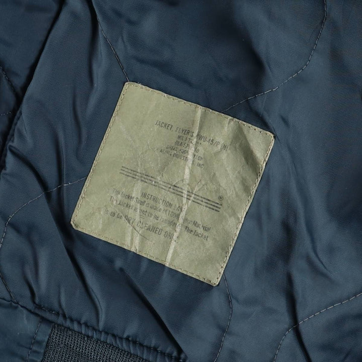 Civilian Alpha CWU-45 Nylon green type Vintage Second Hand