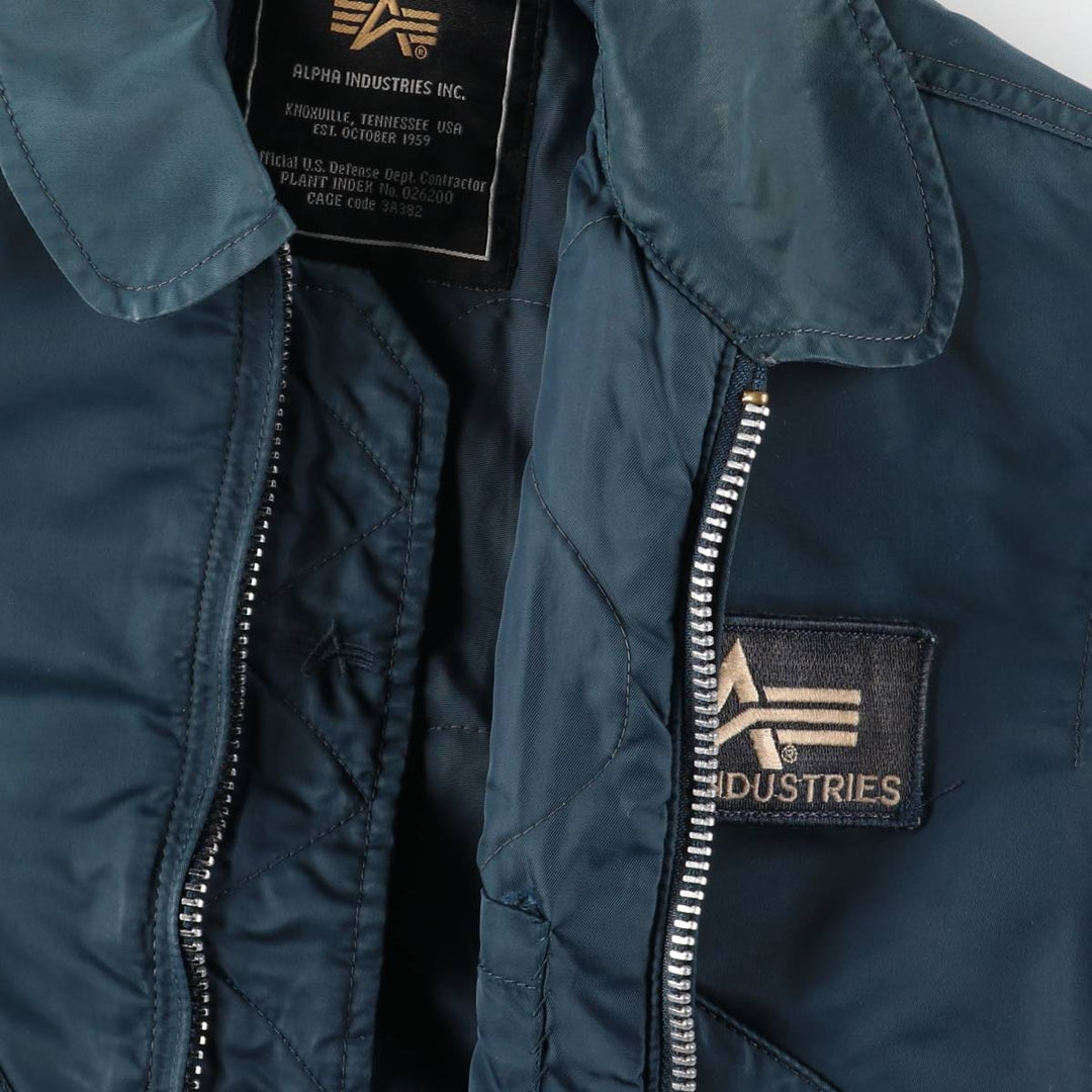 Civilian Alpha CWU-45 Nylon green type Vintage Second Hand