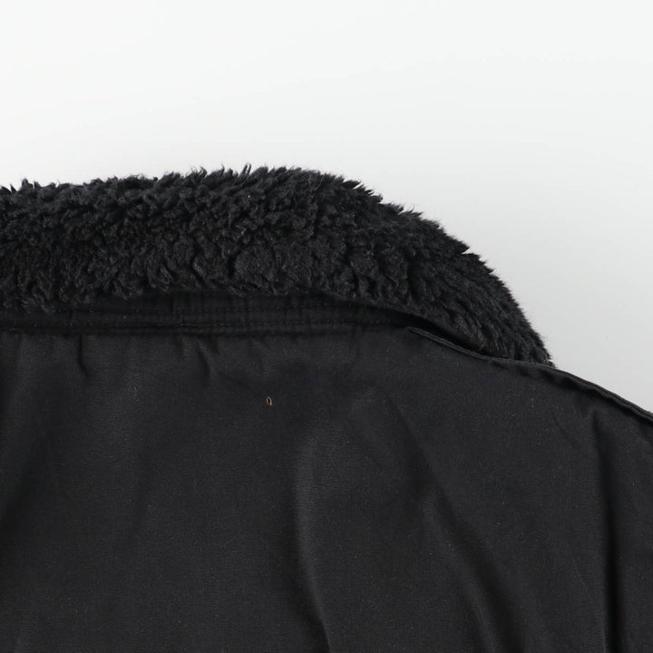 Civilian-made Schott TYPE-U padded military flight jacket, men's size XXL equivalent. polyester black type Vintage Second Hand