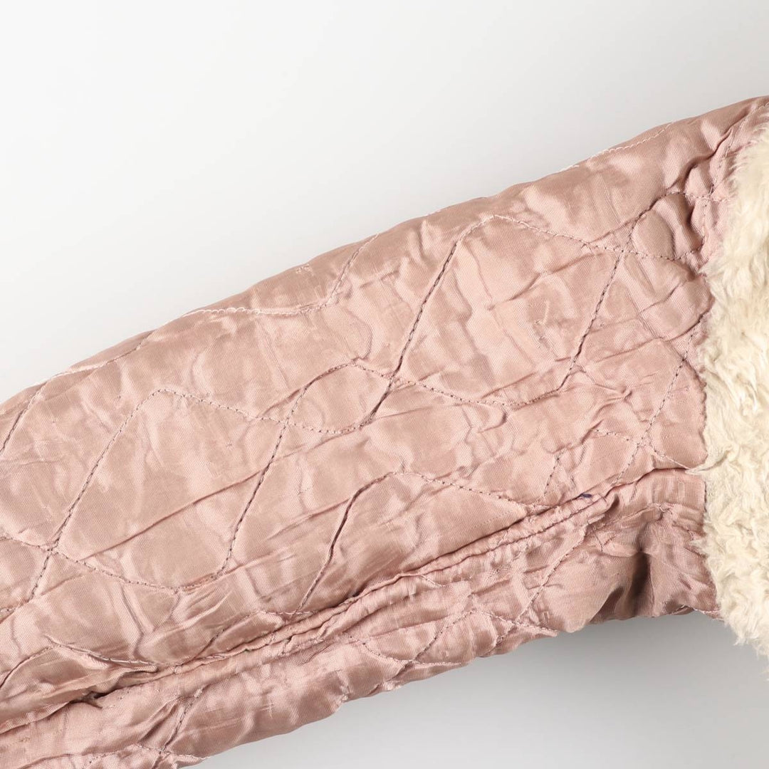 Vintage 1960s-1970'S civilian-issue padded military flight jacket, men's size L equivalent. unclear Khaki type Vintage Second Hand