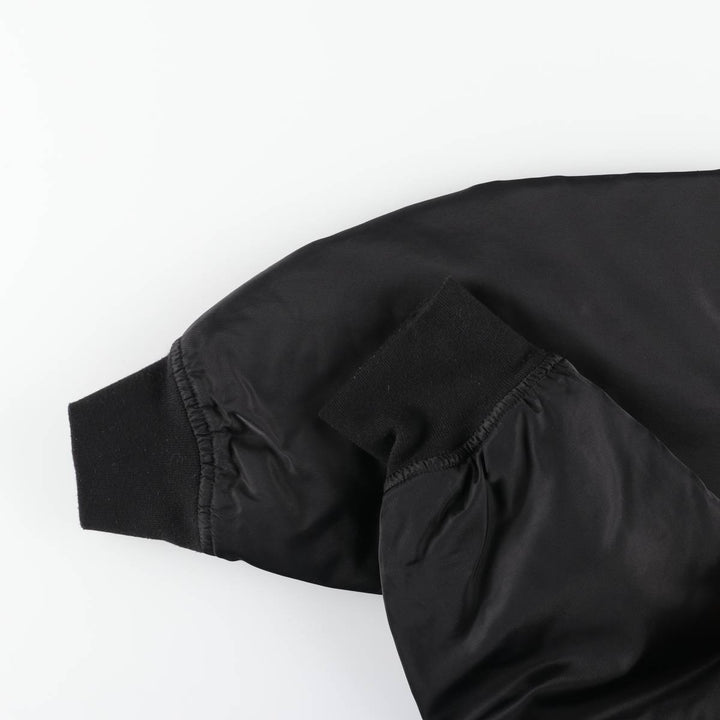 Guess Oversized Fit Padded Military Flight Jacket (Men's Size L equivalent) polyamide black type Vintage Second Hand