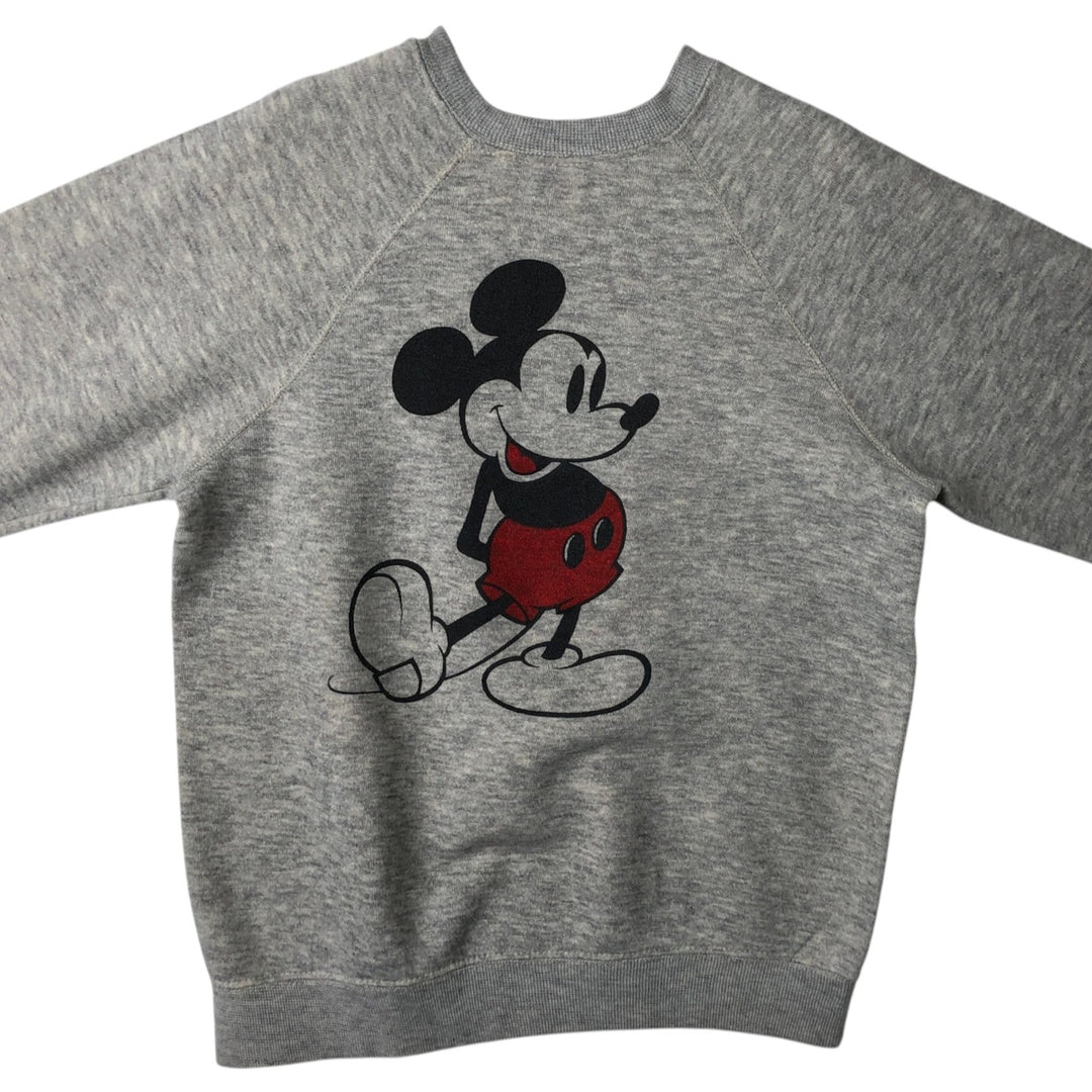 1980'S Disney Mickey Mouse Character Sweatshirt, Women's Size M (approx.), Vintage acrylic gray type Vintage Second Hand