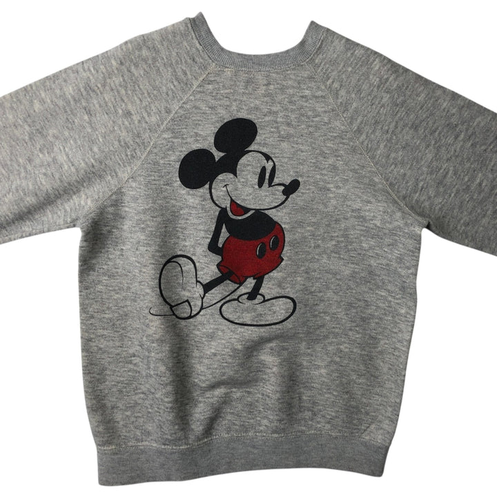 1980'S Disney Mickey Mouse Character Sweatshirt, Women's Size M (approx.), Vintage acrylic gray type Vintage Second Hand