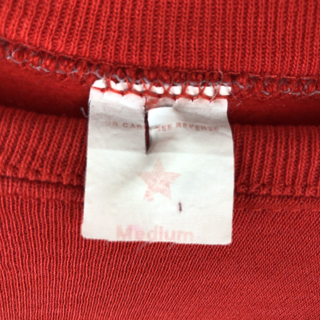 Vintage 90'S Mickey Mouse character sweatshirt/trainer, women's size M equivalent. unclear red type Vintage Second Hand