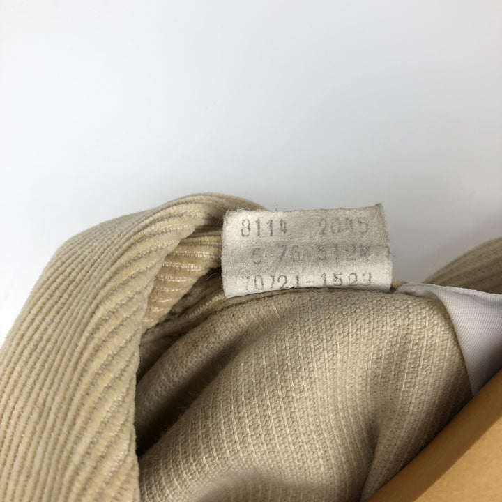 1970'S Levi's Open Collar Long Sleeve Corduroy Shirt, Boxy Fit, Women's Size M (approx.) unclear Beige type Vintage Second Hand