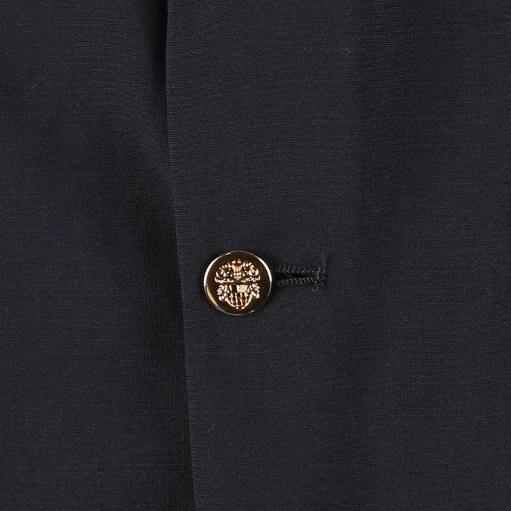 HEISMAN TROPHY Navy Blazer Tailored Jacket, Made in USA, Men's Size M (approx.) wool navy blue type Vintage Second Hand