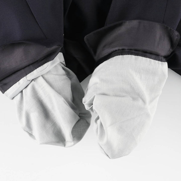 HEISMAN TROPHY Navy Blazer Tailored Jacket, Made in USA, Men's Size M (approx.) wool navy blue type Vintage Second Hand