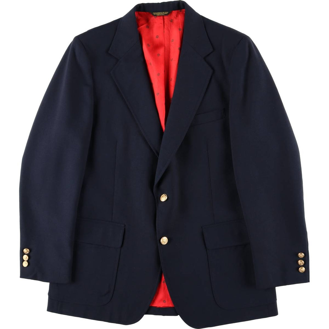 ADAMS ROW Navy Blazer Tailored Jacket, Men's Size M (approx.) unclear navy blue type Vintage Second Hand